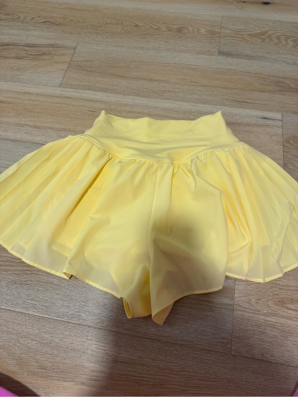 aerie Yellow Athletic Skort Shorts